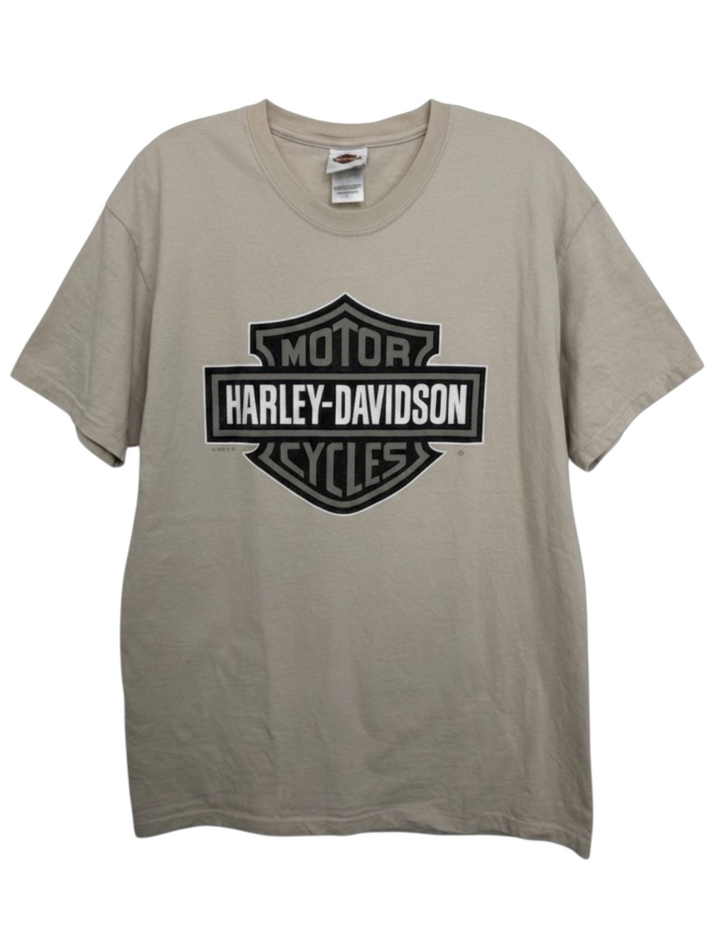 Vintage 2001 Harley Davidson South T-Shirt Size Large Cotton Made in USA Y2K